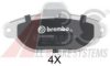 A.B.S. 36854S Brake Pad Set, disc brake
